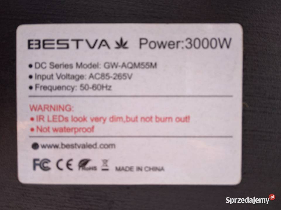 Bestva Power GVAQM55M 3000W INDOOR Augustynów