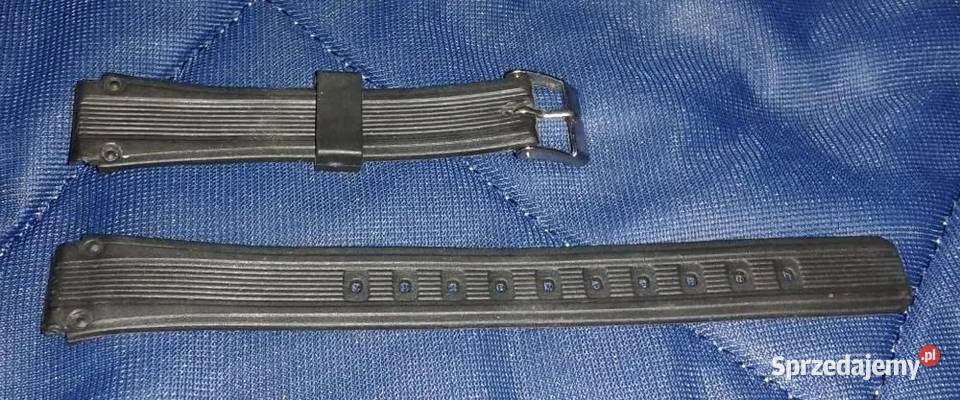 Pasek damski plastikowy do zegarka Czarny 10 mm Pozostałe Chełm