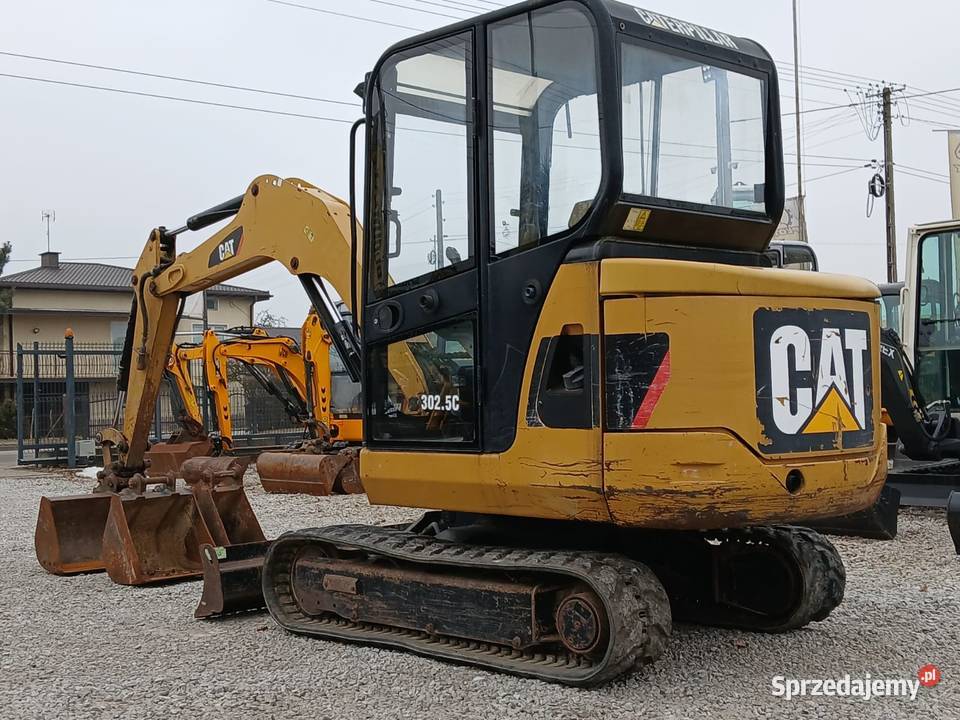 Mini koparka CAT 3025 z 2012r 2900 3 łyżki Złoczew