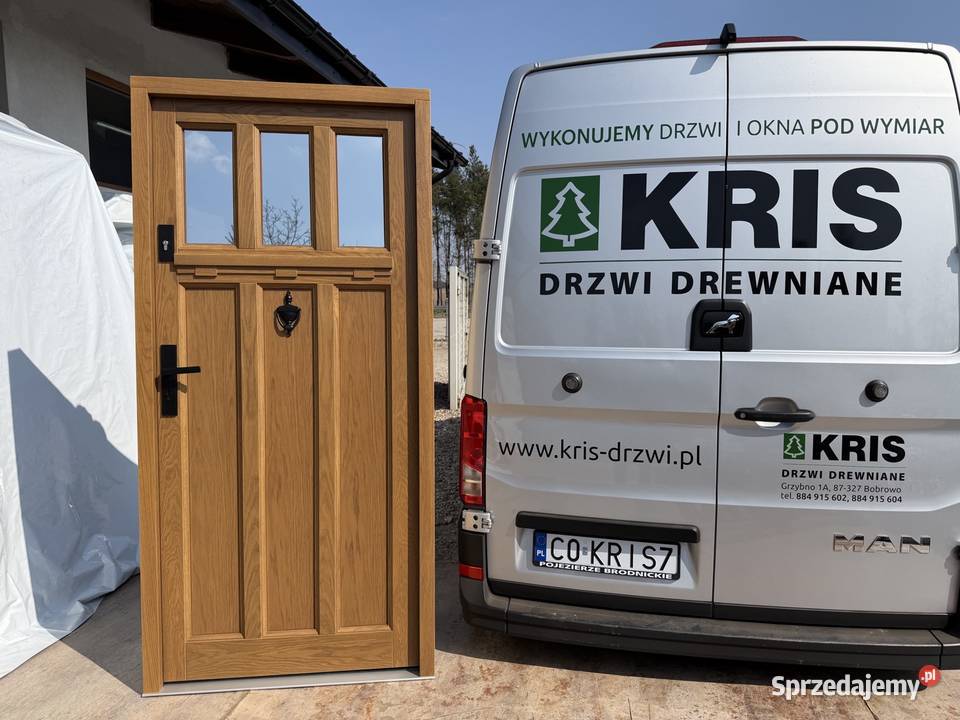 drzwi zewnetrzne WINCHESTER ręki LEWE drewniane Legnica