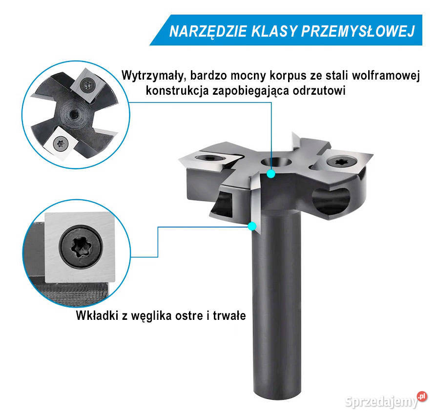 Frez do planowania płaszczyzn 381mm uchwyt 8mm podkarpackie Krosno