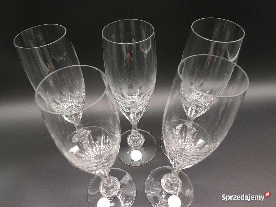 Zestaw kryształowych kieliszków do szampana Raszków