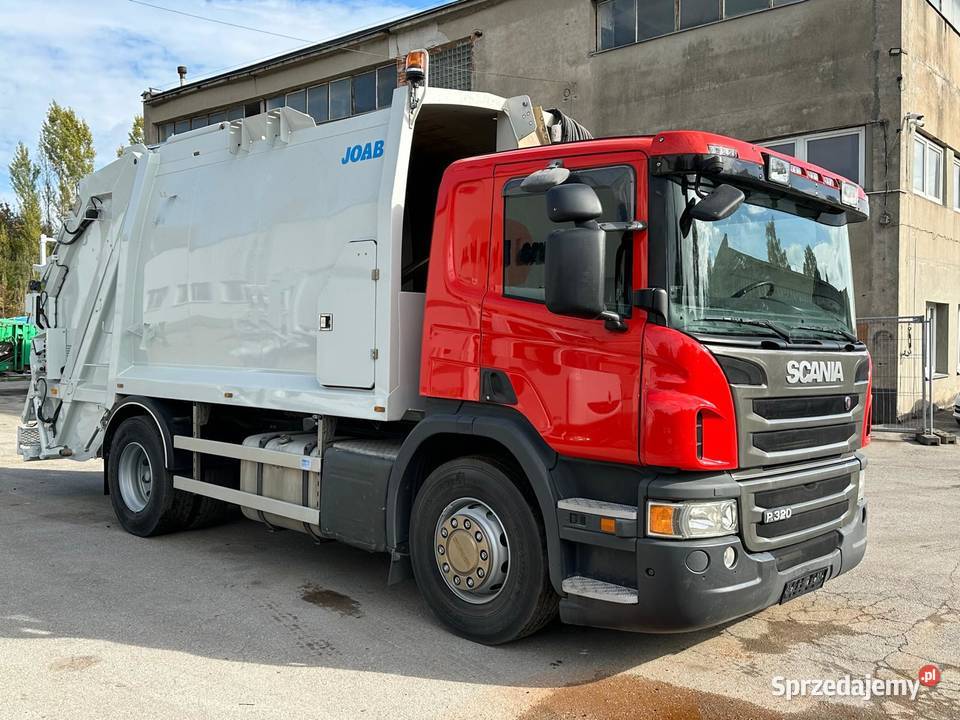 SCANIA P320 śmieciarka Joab 15 m3 waga świętokrzyskie Nowiny