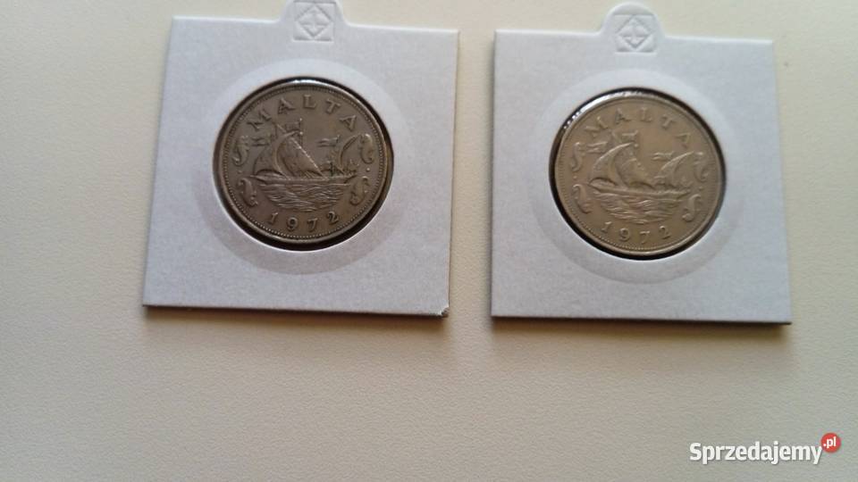 Moneta 10 centów 1972 r Malta Mosina