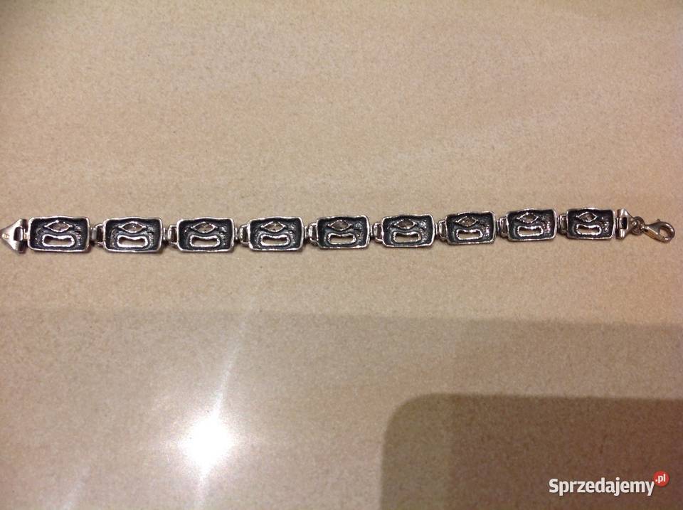 Bransoletka Srebrna Damska Cyrkonie Srebro Nowa Sól