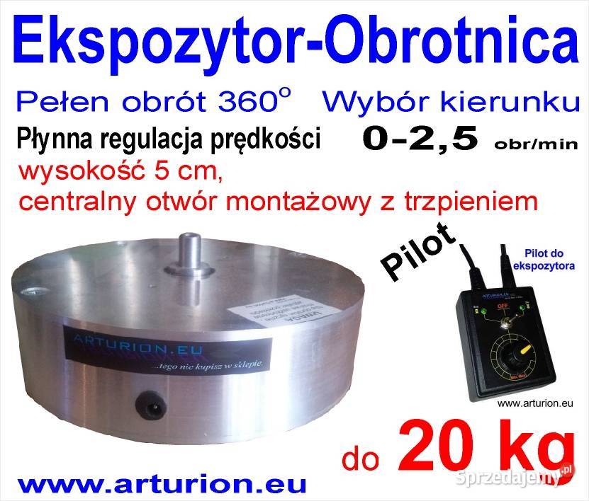 EKSPOZYTOR Obrotnica napęd do szopki figurki Warszawa