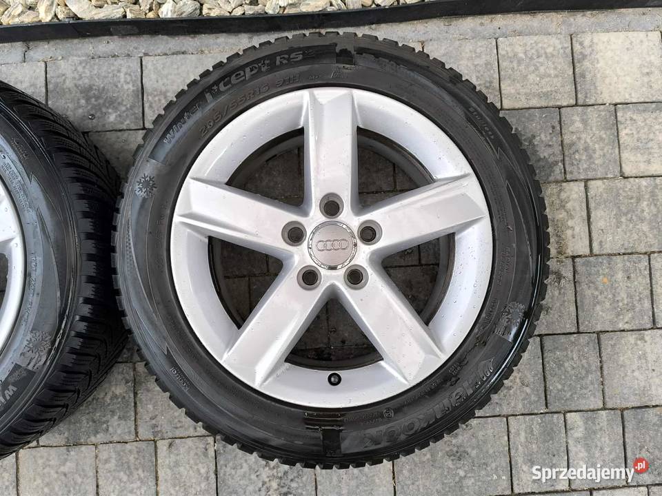Alufelgi 16 5x112 opony zimowe 22555R16 Audi VW Brzozów