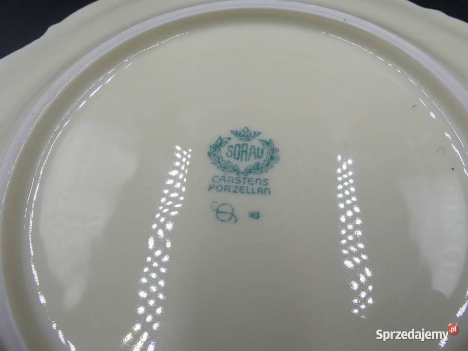 Komplet śniadaniowy Sorau Żary piękne reliefy Poznań