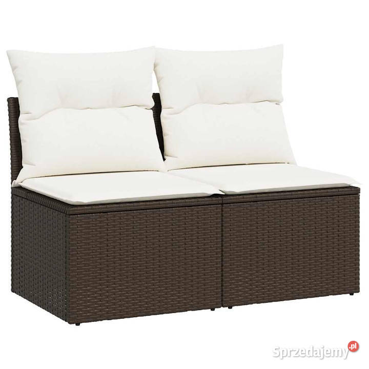 4cz sofa ogrodowa z poduszkami brązowy rattan PE mazowieckie Warszawa