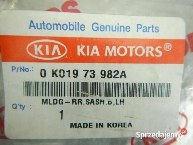 LISTWA RAMKA DRZWI LEWY TYŁ KIA SPORTAGE 9502 lubelskie