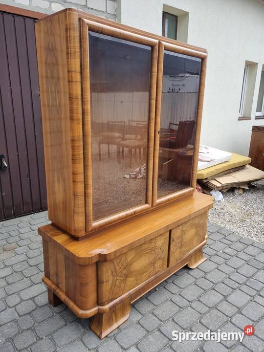 Stara witryna art deco antyk vintage lata prl Meble