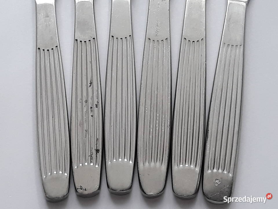 Noże 4 PASECZKI PASKI Gerlach sztućce PRL