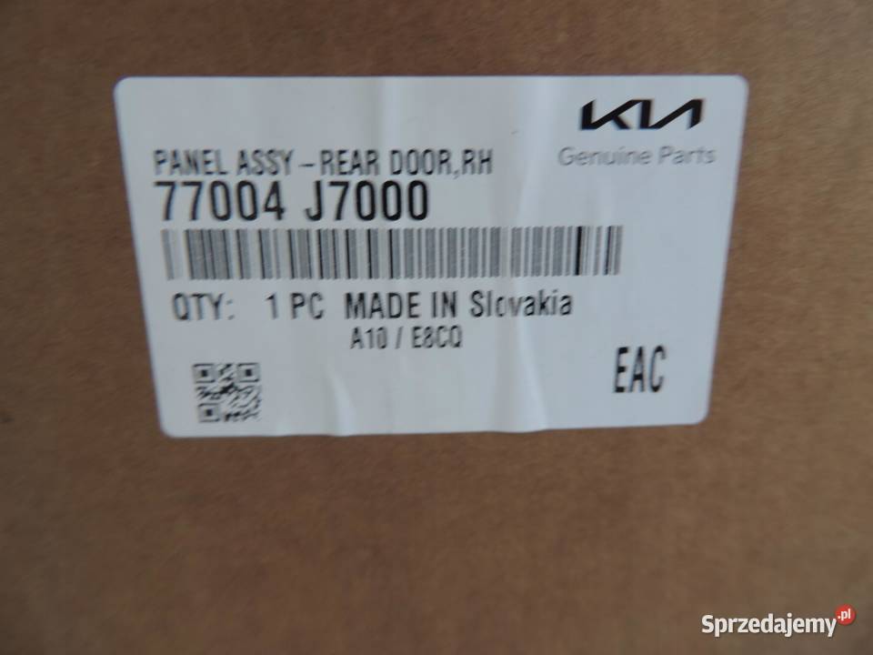 DRZWI PRAWY TYŁ 77004J7000 KIA CEED III HB NOWE sprzedam