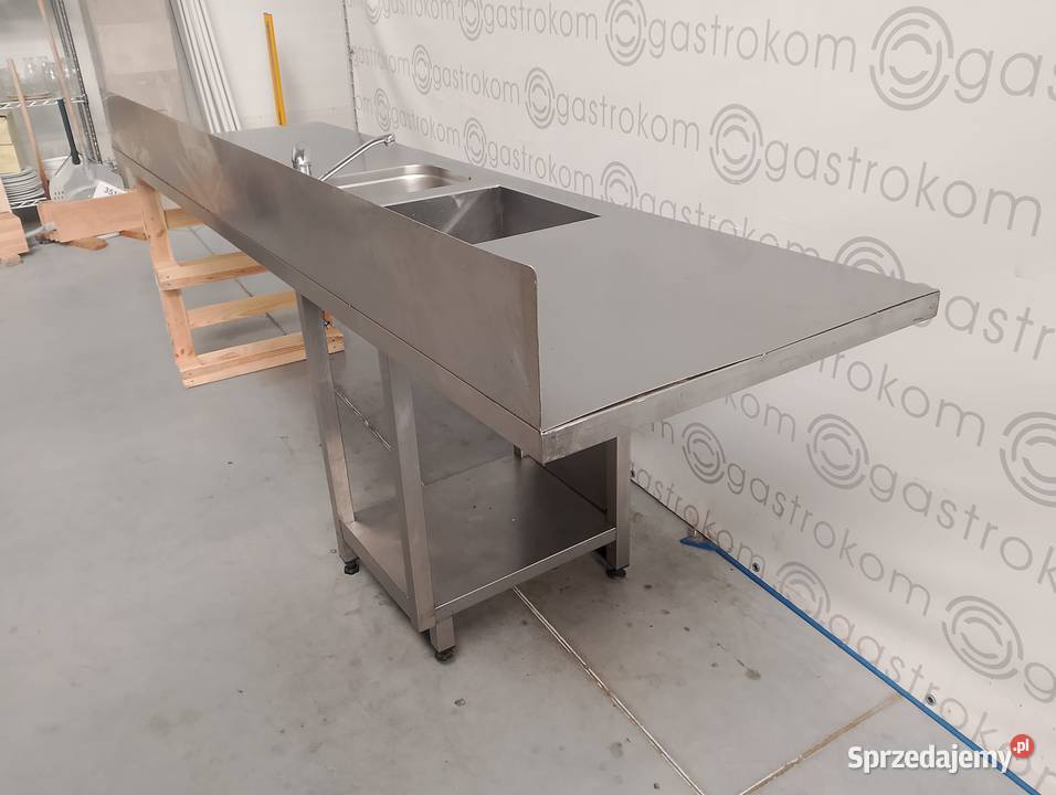 Stół ze zlewem i umywalką 2425x70x90 dolnośląskie Wrocław