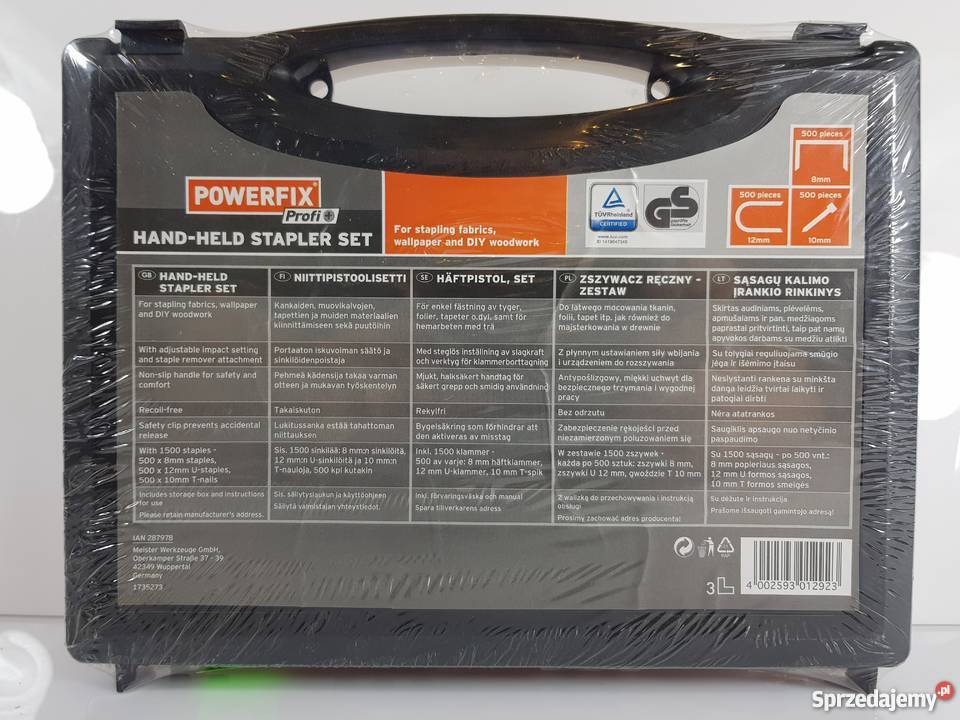 Taker zszywacz ręczny Powerfix Plus Lombard lubuskie