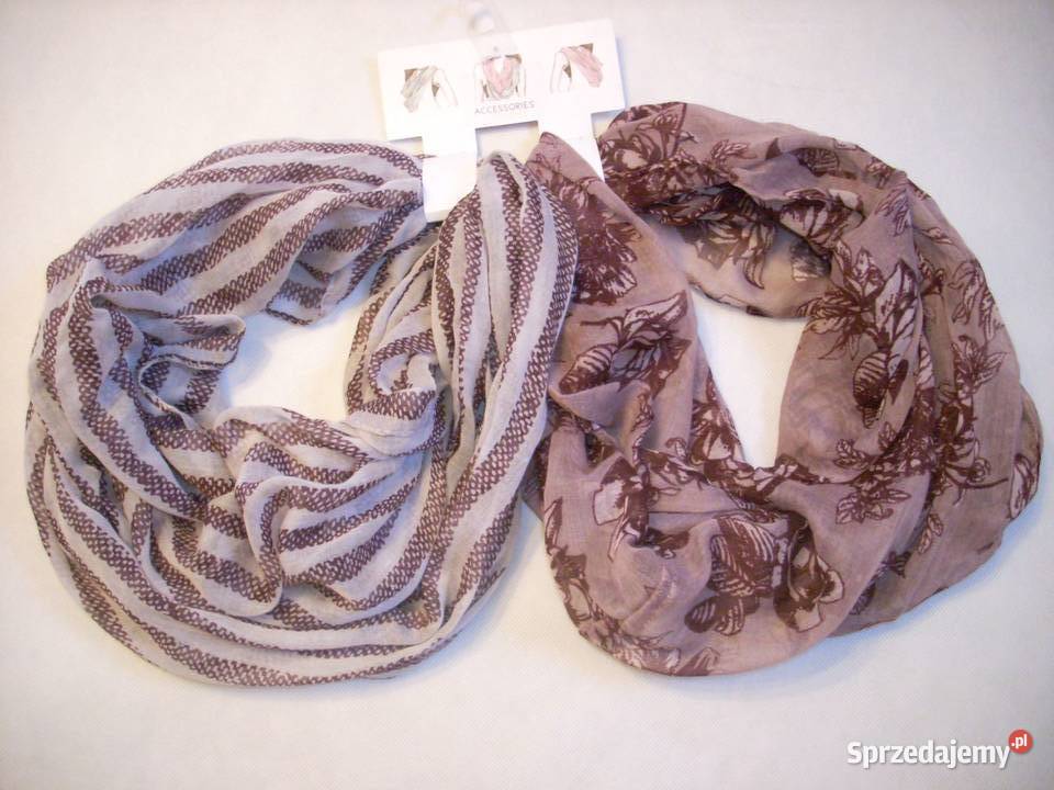 CA Clockhouse szal komin 2 Komplet szale NOWY