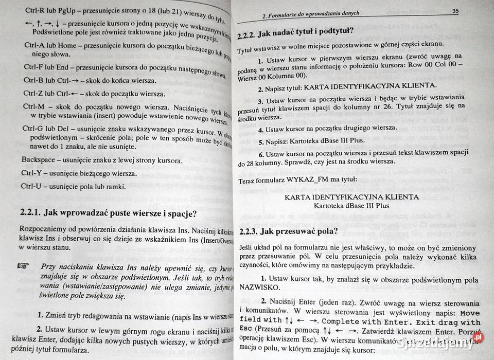 dBase krok kroku Bogusław Kasprzak Zbigniew Chełm