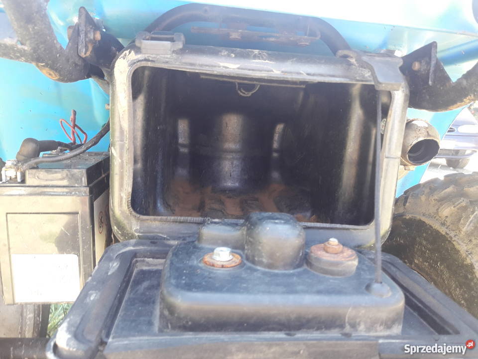 Quad Yamaha Moto 4 grizzli niebieski Luboradz