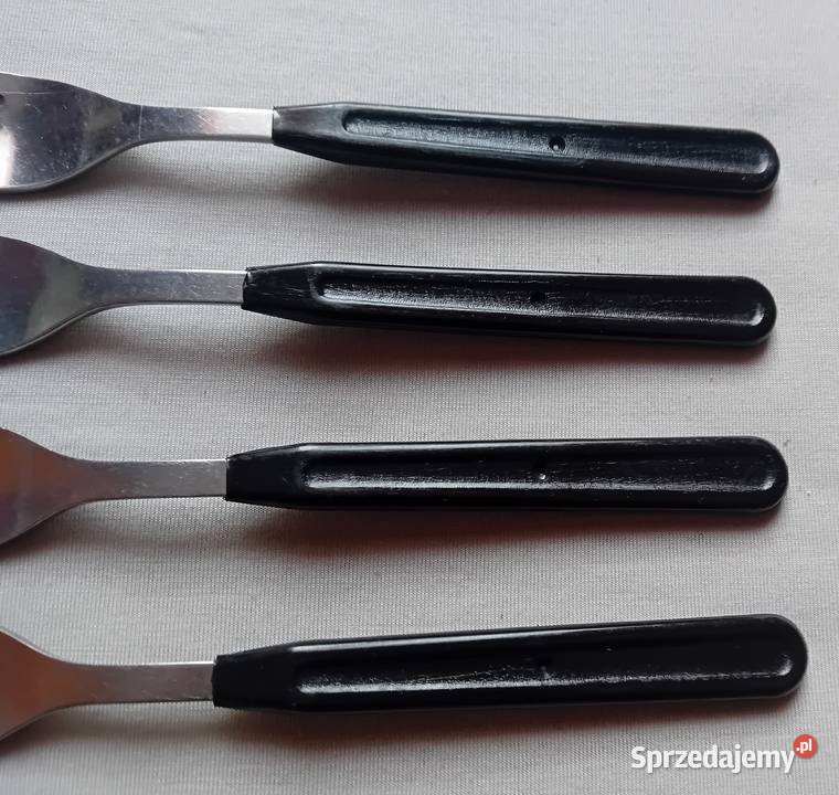 Zestaw 4 widelców z plastikowymi trzonkami Hefra wielkopolskie