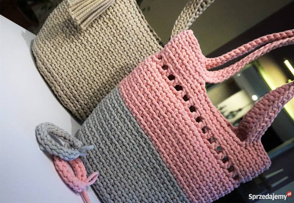 Torba torebka ze sznurka super jakość wybór kol Józefów