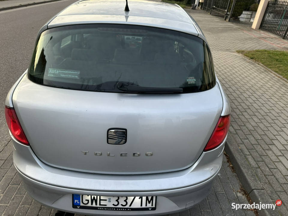 Seat Toledo Wymieniony rozrząd i sprzęgło srebrny pomorskie Wejherowo
