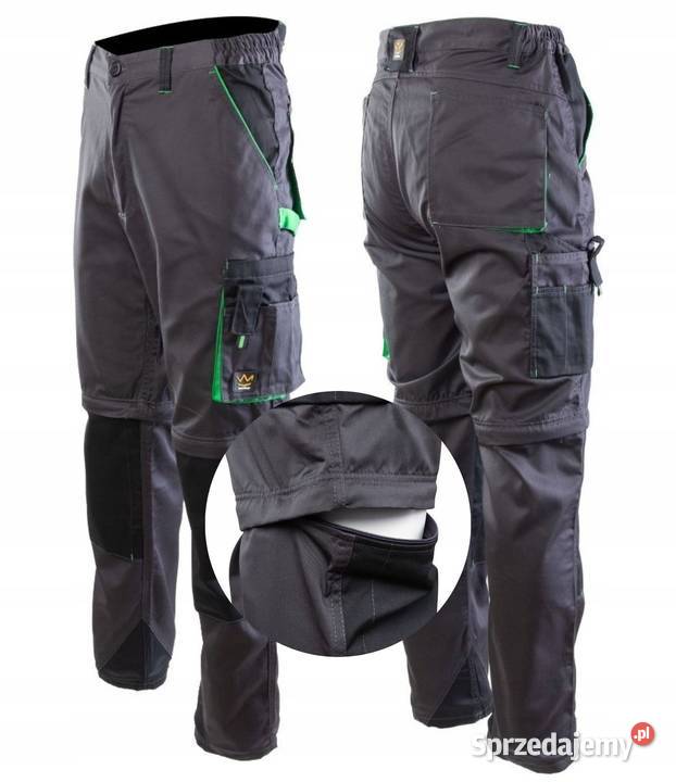 Spodnie robocze ochronne do pracy odpinane Dynów