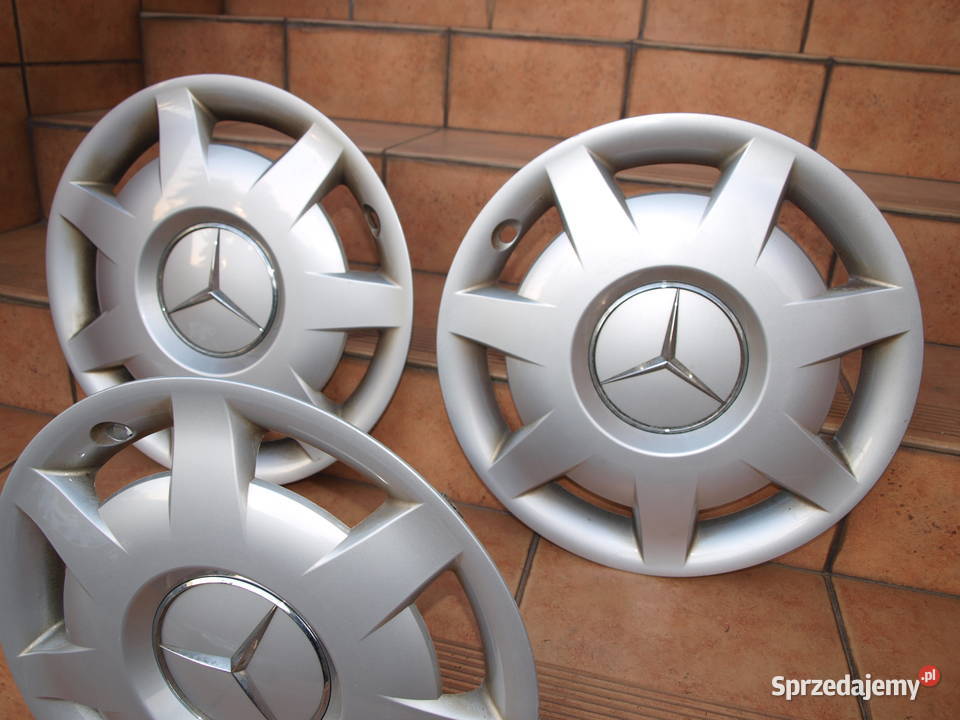 Mercedes kołpaki 16 oryginalne komplet 4 sztuki wielkopolskie Kalisz