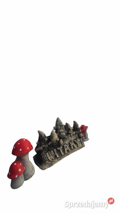 Skrzaty ogrodowe Krasnale witamy Figurka sprzedam