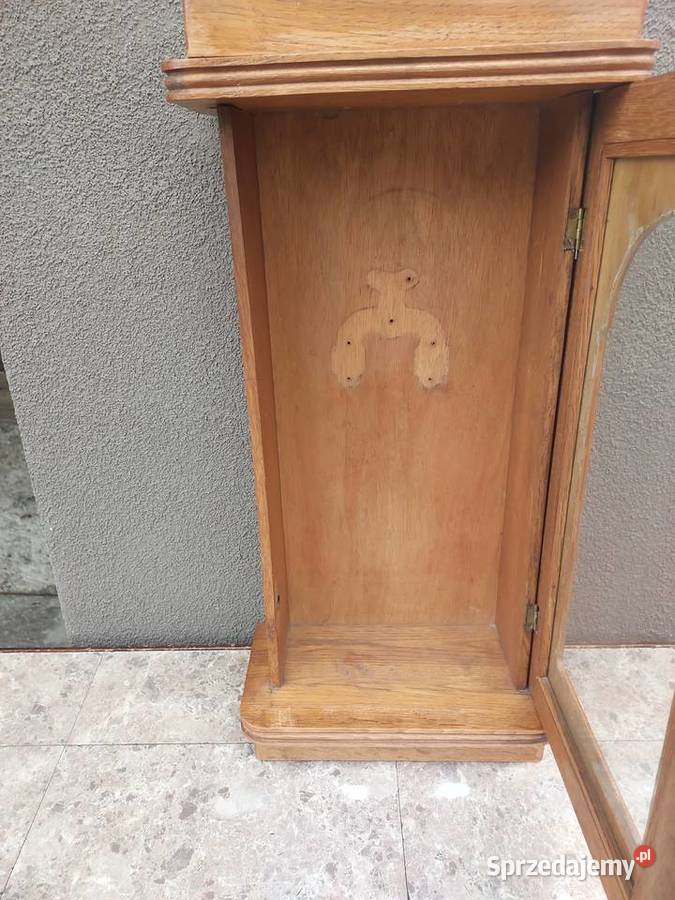 Szafka mała witrynka skrzynia starego zegara Antyki Tczew