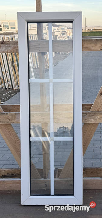OKNA KacprzaK Witryna 43X131 FIX Używany PCV Siedlce