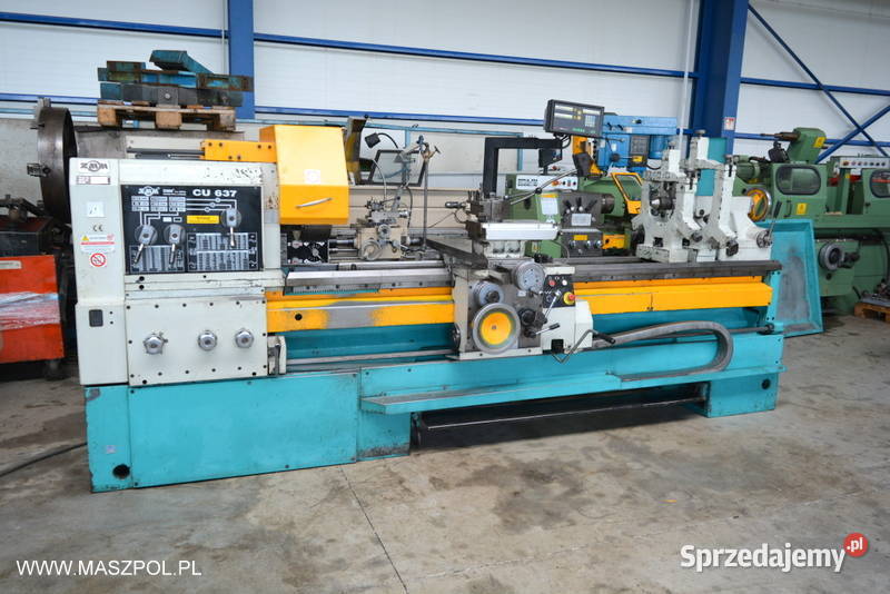 Tokarka CU 637 x 2000 ZMM SLIVEN 2004 WRZECIONO Głowno