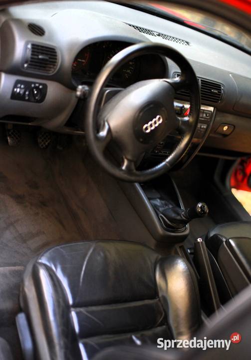 Audi A3 19 TDI 1999r dobrze wyposażone czerwony śląskie Bobrowniki