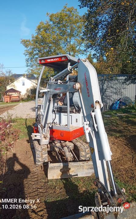 Minikoparka Takeuchi TB 016 TB 216 Stróże