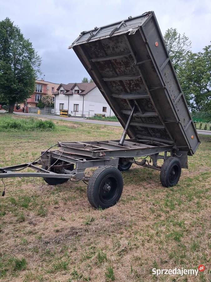 Przyczepa wywrotka d47 nieuszkodzony Rzgów