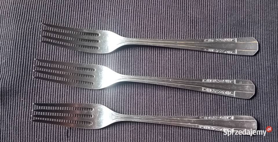 Zestaw 3 widelców ze stali nierdzewnej Hefra Koźminek