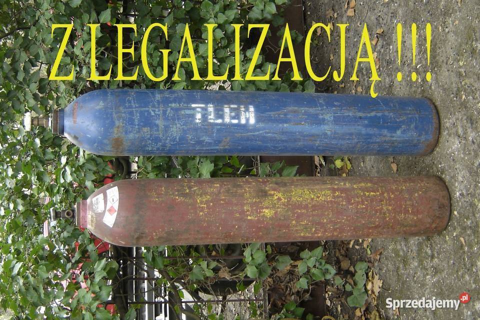 Butle tlen acetylen Z LEGALIZACJA 40 litrow Wrocław