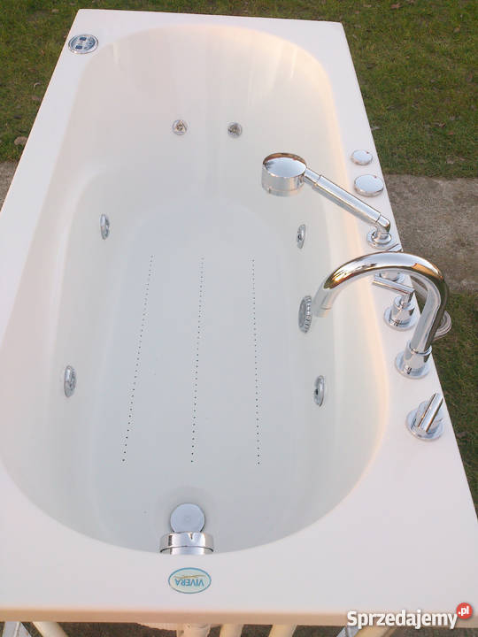 Wanna Victory SPA Jersey 160 x 75 z hydromasażem biały Dom i Ogród Kraków