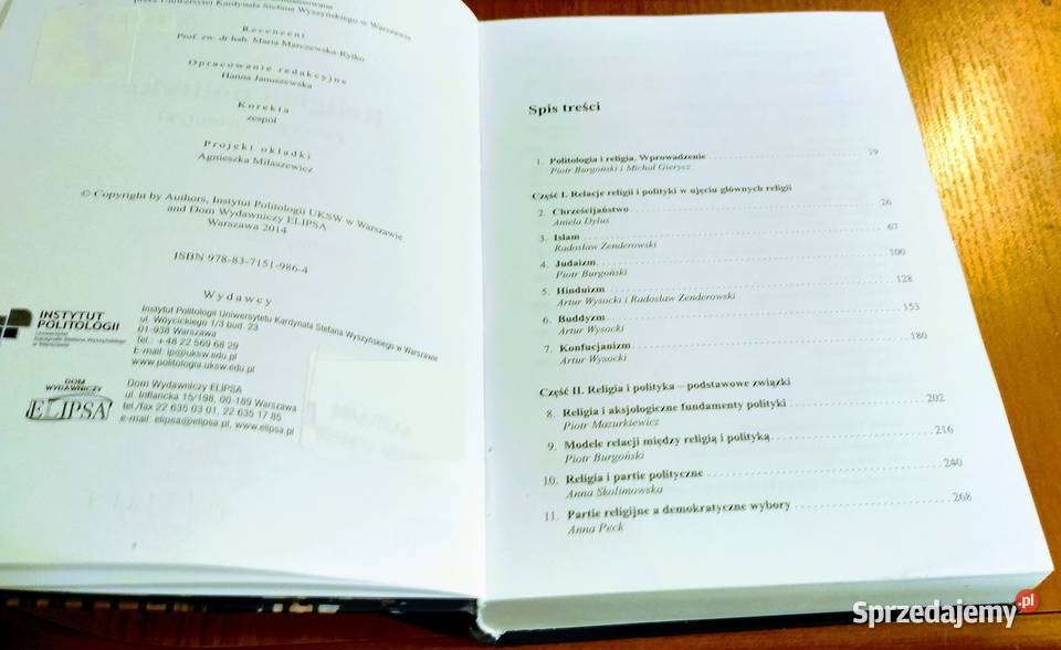 Religia i polityka zarys problematyki Piotr religioznawstwo, nauki teologiczne Gdańsk sprzedam