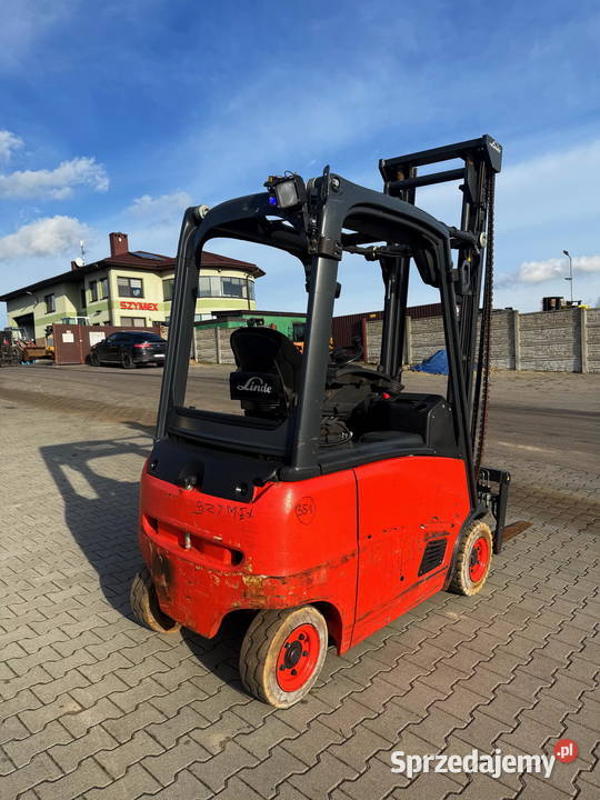 wózek widłowy elektryczny LINDE E16PH przesuw Działoszyn