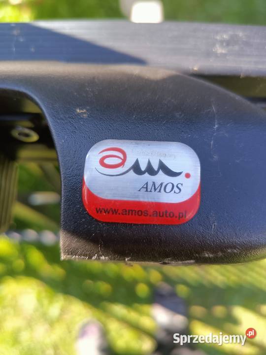 Bagażnik samochodowy firmy AMOS na relingi x 3 Ksawerów