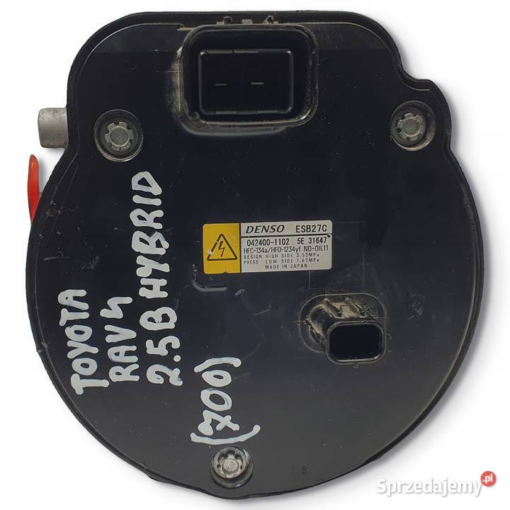 SPRĘŻARKA KLIMATYZACJI Toyota RAV 4 Rav4 V 25 osobowe Części samochodowe lubelskie Chełm