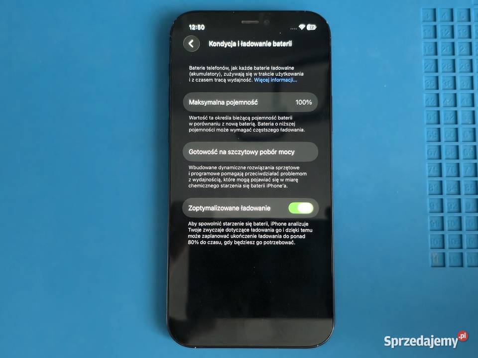 iPhone 12 128GB Black Bateria 100 Face ID True