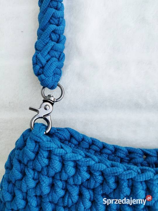 Torba crochet na ramię Baguette ręcznie robiona Torby i torebki Piotrków Trybunalski sprzedam