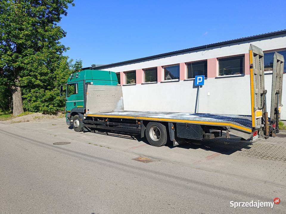Auto laweta Man 15280 Specjalny ładny stan Grajewo