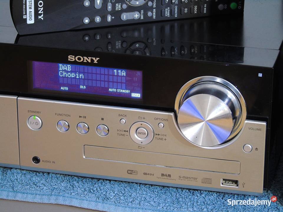 Wieża Sony HCDMX750i pilot USB mp3 CD RDS DAB