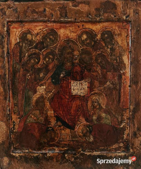 Ikona Deesis I poł XVII wieku 0209 Warszawa