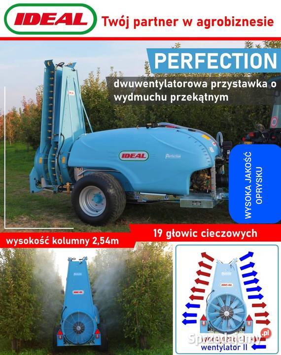 Opryskiwacz sadowniczy IDEAL Perfection 1500 Grójec
