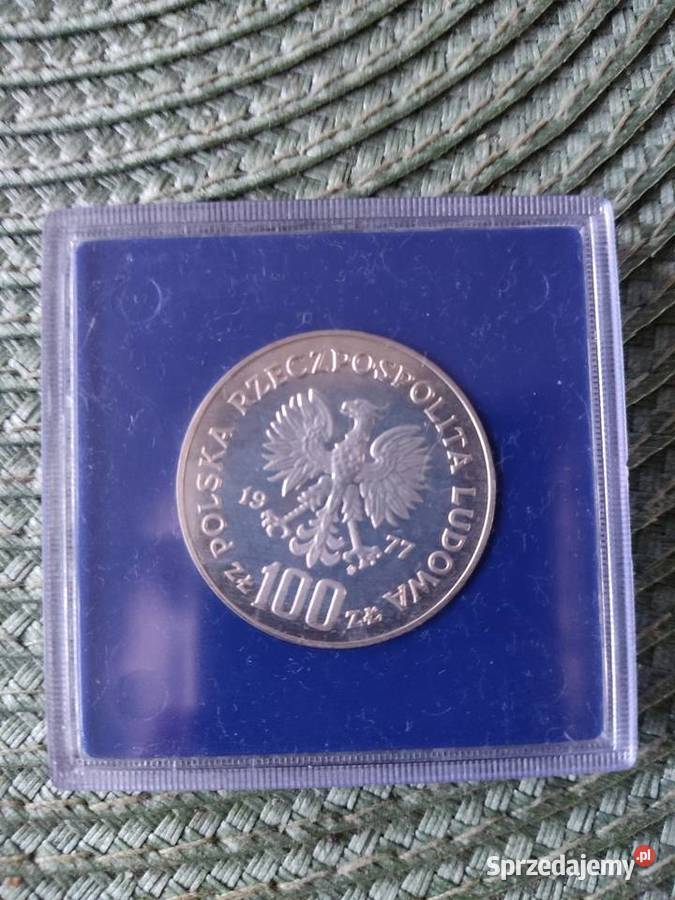 100 ochrona środowiska żubr 1977 srebrna Lublin