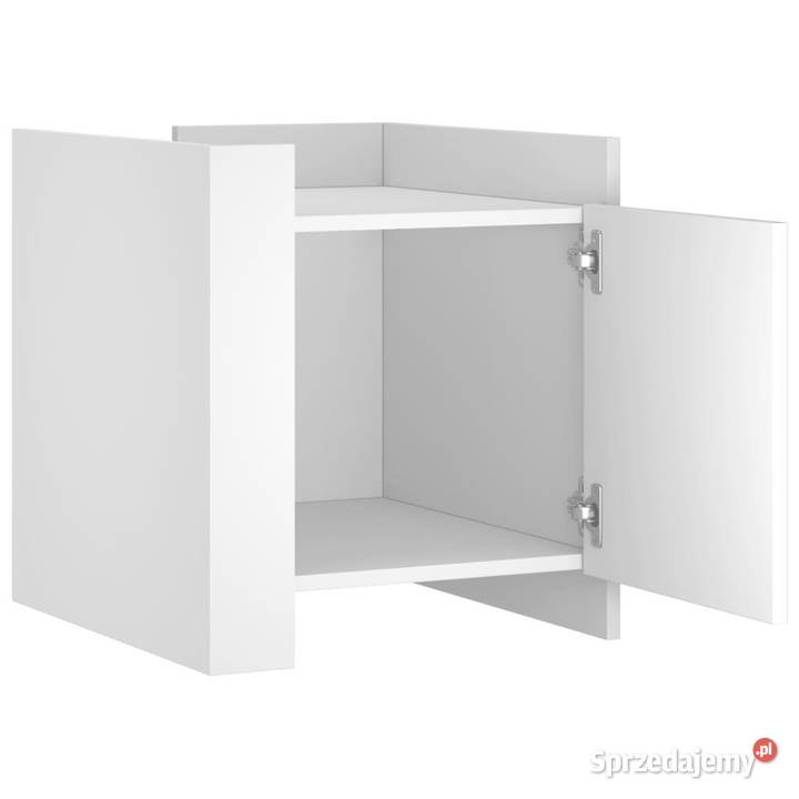 Szafka nocna biała 45x50x50 materiał Warszawa