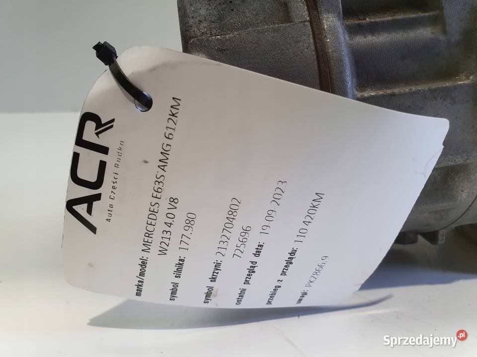 SPRĘŻARKA KLIMATYZACJI Mercedes W213 E63S AMG 40 Rudka